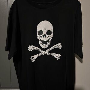 VLONE Black Skull Short Sleeve Tee
